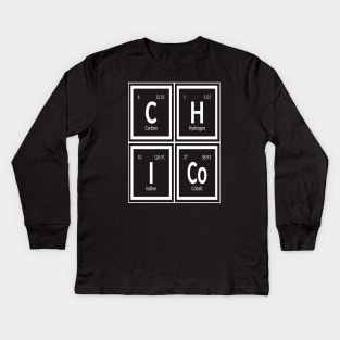 Chico City | Periodic Table of Elements Kids Long Sleeve T-Shirt